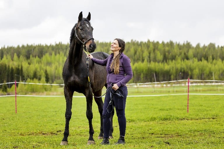 Inspector asuu nykyisin Tuurin hevospuistossa ja Katri Keskisen hoidossa ja huomassa.