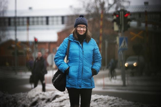 Elämäntaidon valmentaja Laura Harju järjesti viikonloppuna ensimmäisen koulutuksensa Vaasassa yhdessä Vaasan Nuorkauppakamarin ja GW Gallerian Kultajousen kanssa. Kuva: Jarno Pellinen