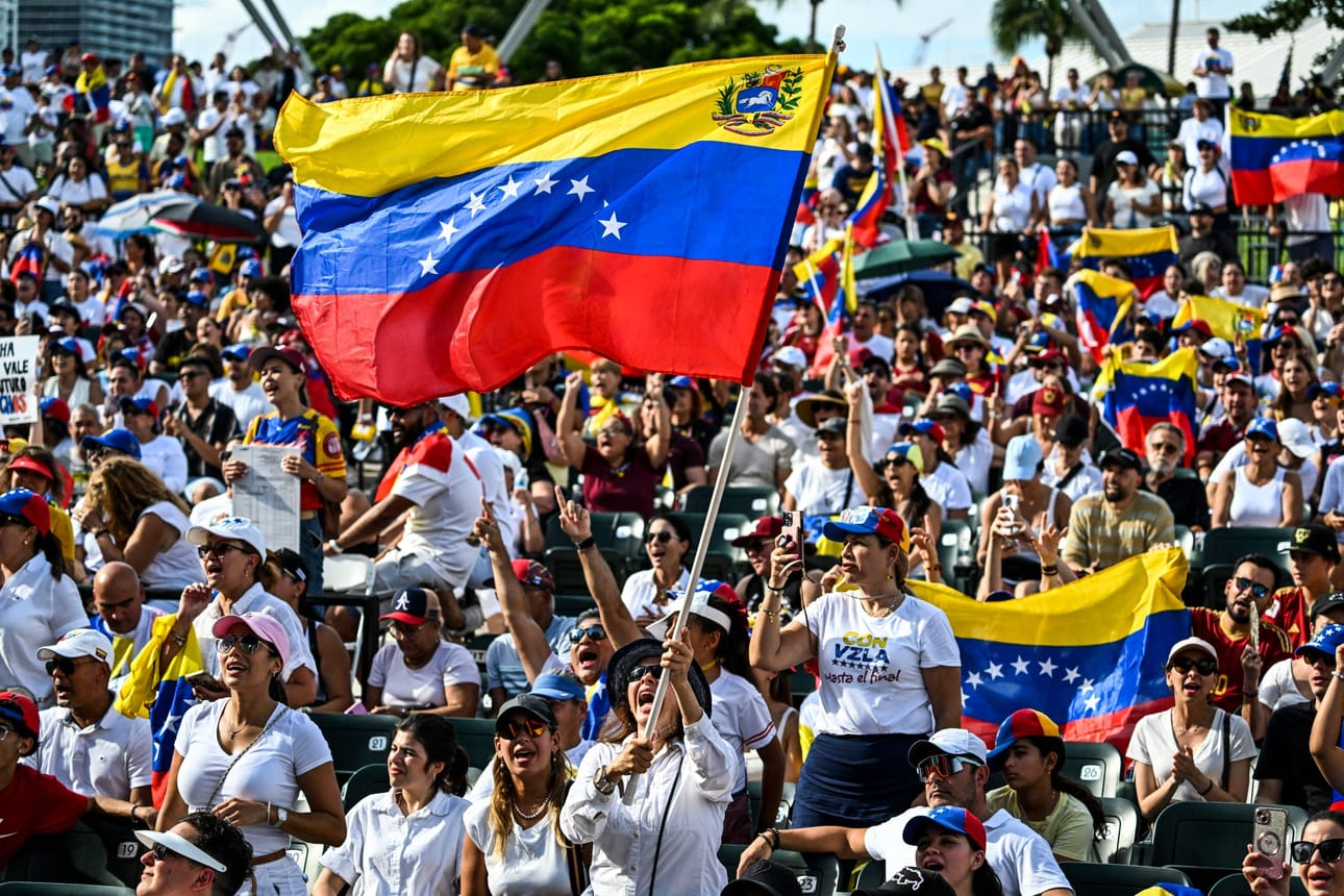 Venezuelassa on nähty laajoja mielenosoituksia kiisteltyjen presidentinvaalien jälkeen. LEHTIKUVA/AFP