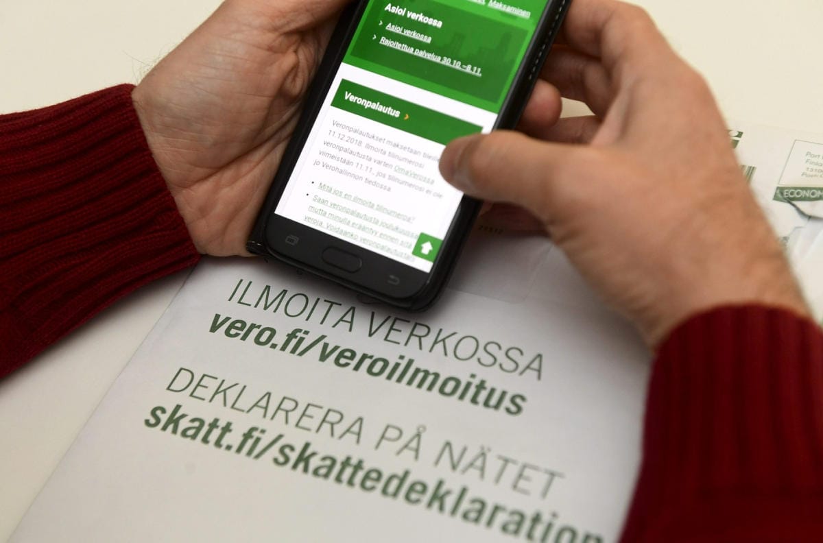 Viime vuonna suurin osa verokorrtihakemuksista tehtiin OmaVerossa. LEHTIKUVA / VESA MOILANEN