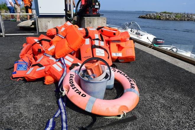 M/s Mässkärista pelastettiin 25 matkustajaa ja kaksi miehistön jäsentä. KUVA: Clas-Olav Slotte