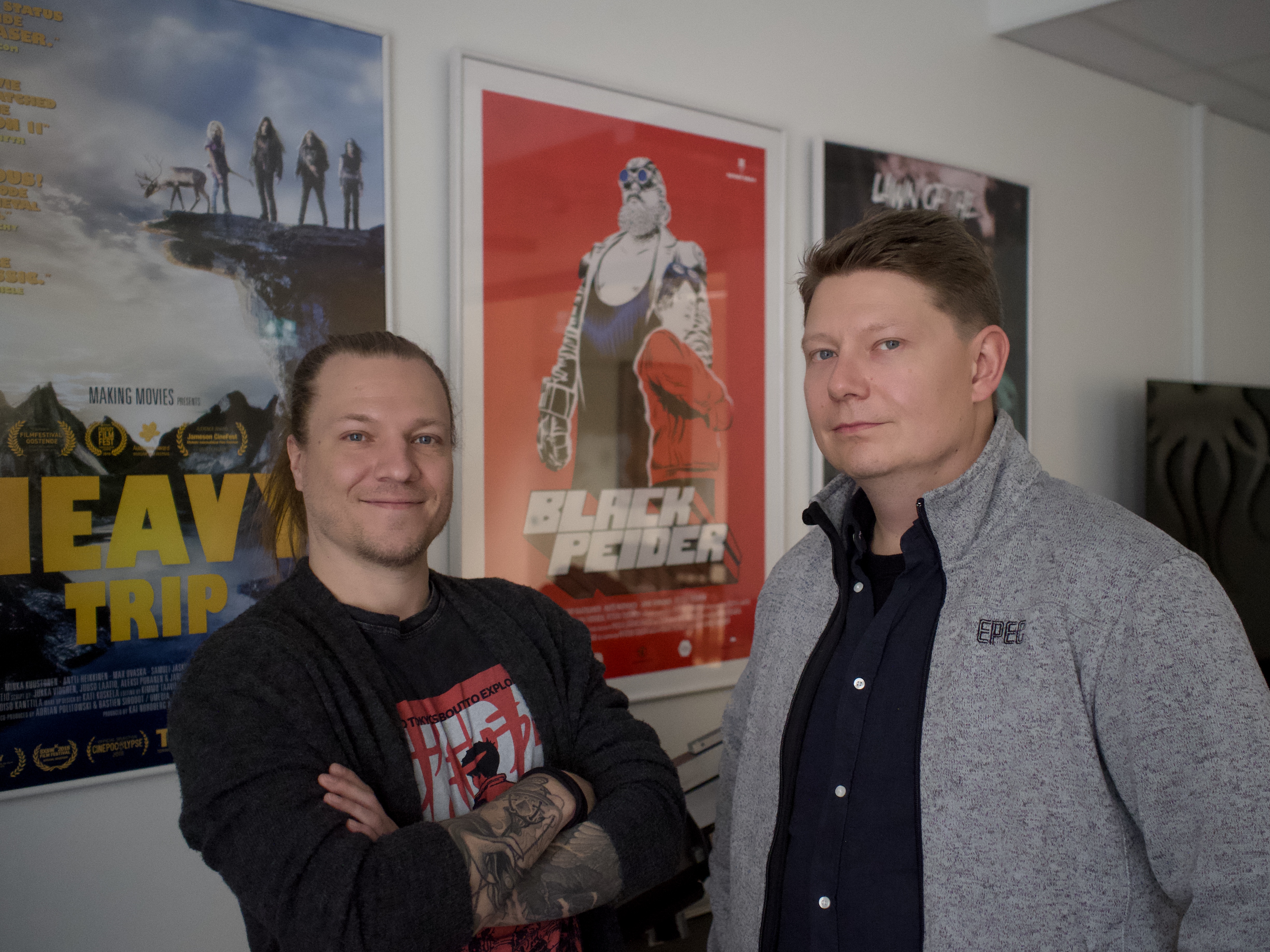 Juuso Laatio ja Jukka Vidgren pääsivät yllätyksekseen tekemään jatko-osan elokuvalleen Hevi reissu.