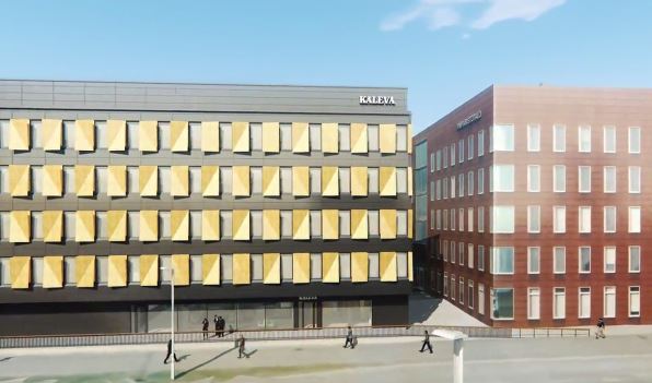 Oulun Ympäristötalo ja Kaleva 3D-mallinnettuna