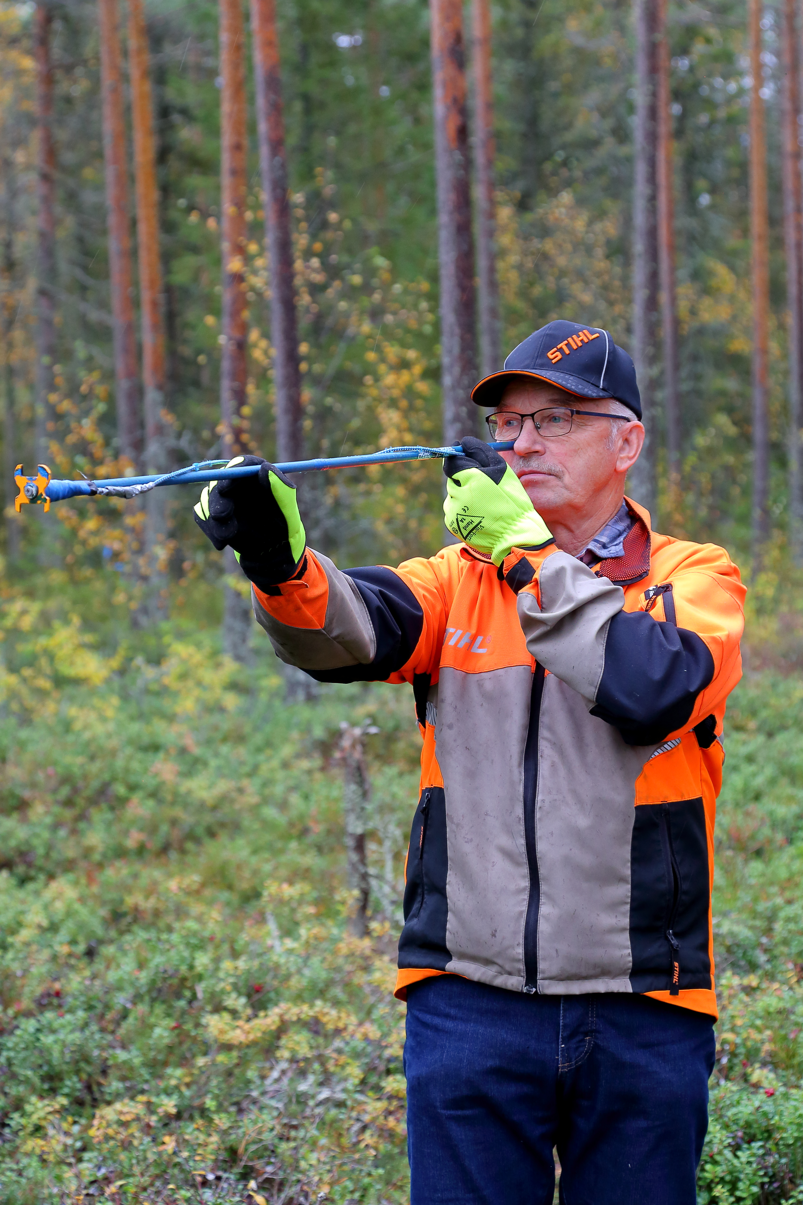 Kullervo Kanniainen on hoitanut metsiä 55 vuotta. 