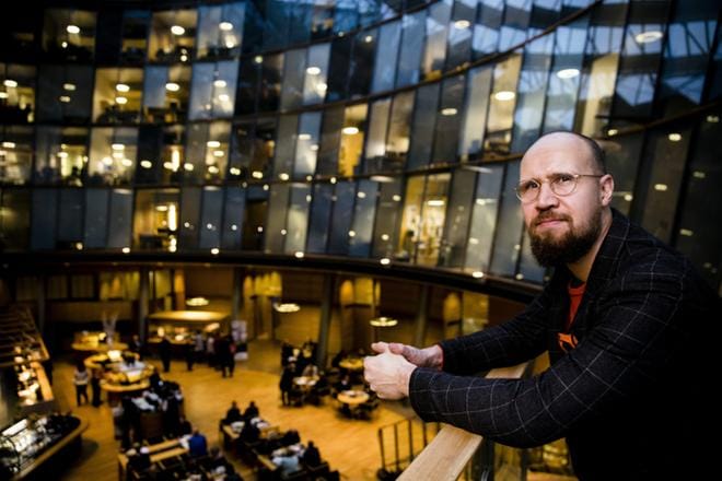 Masennukseen sairastunut Touko Aalto luopui syksyllä vihreiden puheenjohtajuudesta. Töihin eduskuntaan Aalto palasi vuoden alussa. KUVA: Joel Maisalmi