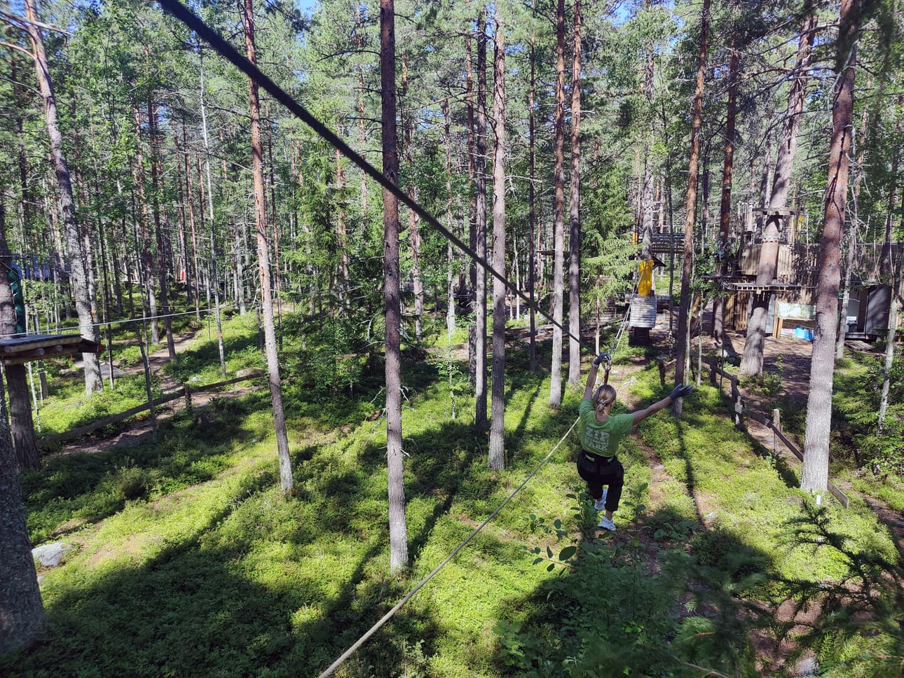 Liuku on monen kävijän mielestä kiipeilyratojen paras osio.