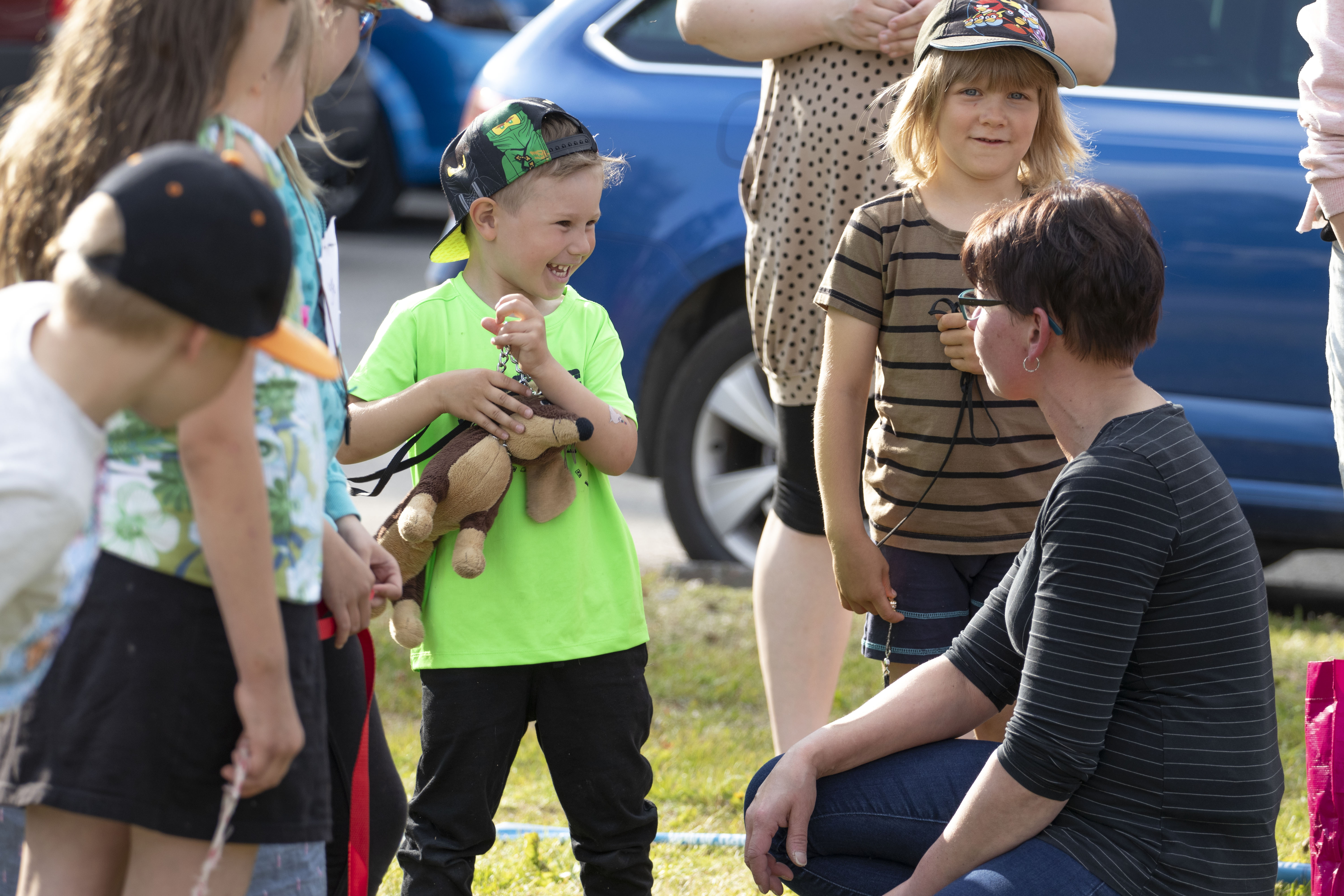 Lempäälästä saakka kisaan osallistunut Leo Lohikoski toi näytille Hugo-koiran, joka oli Leon kanssa sukuloimassa Temmeksellä. 