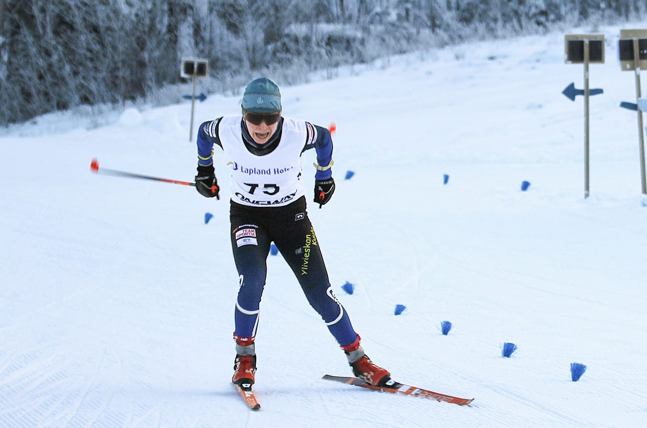 Anna-Kaisa hiihti uransa parhaan suorituksen.