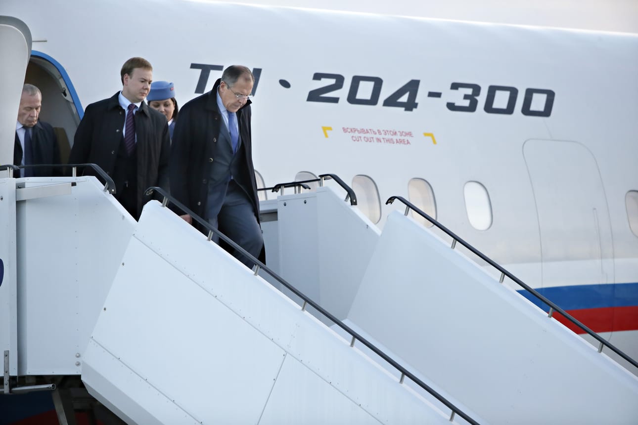 Venäjän ulkoministeri Sergei Lavrov saapui Ouluun alkuillasta.