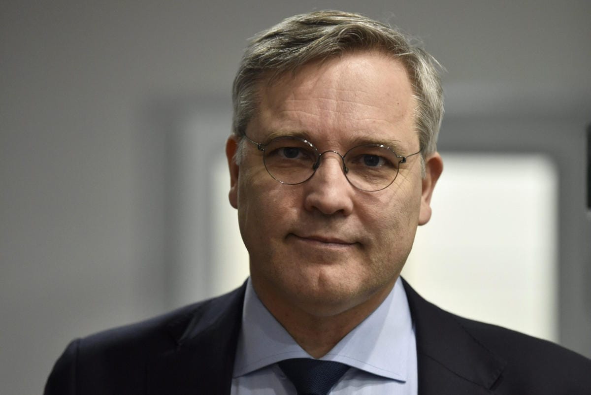 Suomen Yrittäjien toimitusjohtajan Mikael Pentikäisen mukaan parasta yrittäjyyspolitiikkaa on varmistaa Suomen vakaus muuttuneessa turvallisuusympäristössä. LEHTIKUVA / JUSSI NUKARI
