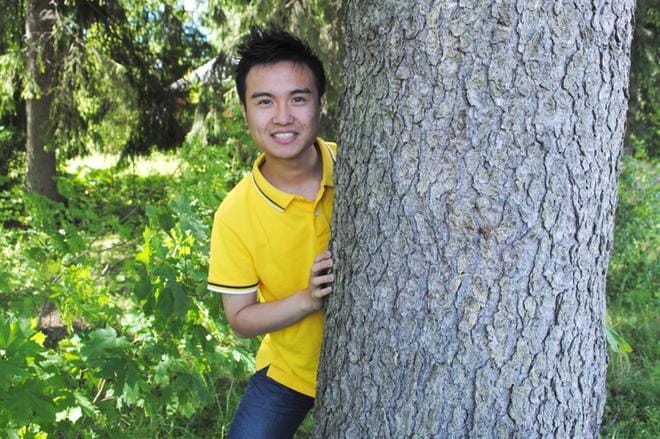 Shuichi Murai rohkaisee muitakin nuoria päättämään itse sen, mitä haluaa tehdä. KUVA:EEVA-LIISA KULJU
