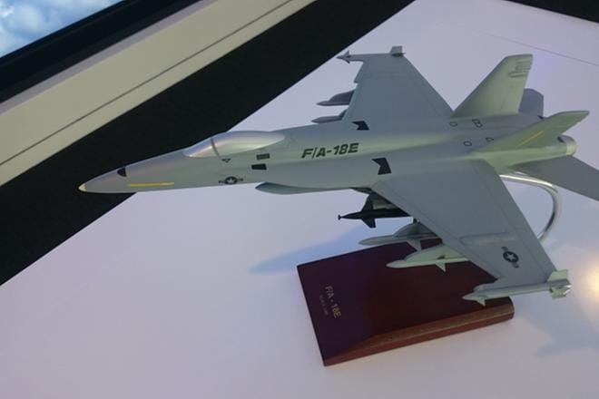 F/A-18E Super Hornet on ehdolla Suomen seuraavaksi hävittäjäksi. Kuten myös aiempi Hornet, Super Hornet on erityisesti Yhdysvaltain merivoimien lentotukialuksilta toimiva monitoimihävittäjä. KUVA: Mikko Pulliainen