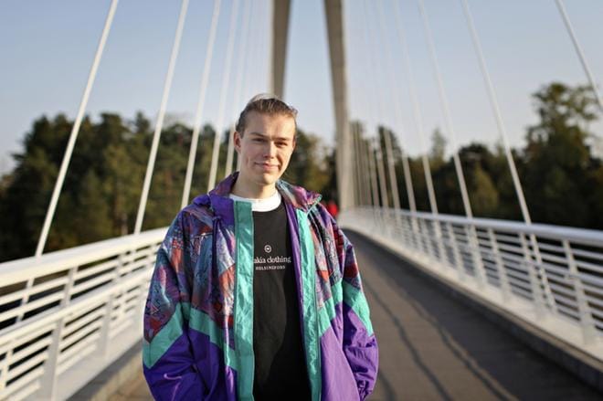 23-vuotias Jami Haavisto on kotoisin Seinäjoelta. Tällä hetkellä hän asuu ja opiskelee Helsingissä. Arkistokuva: Marjaana Rantala