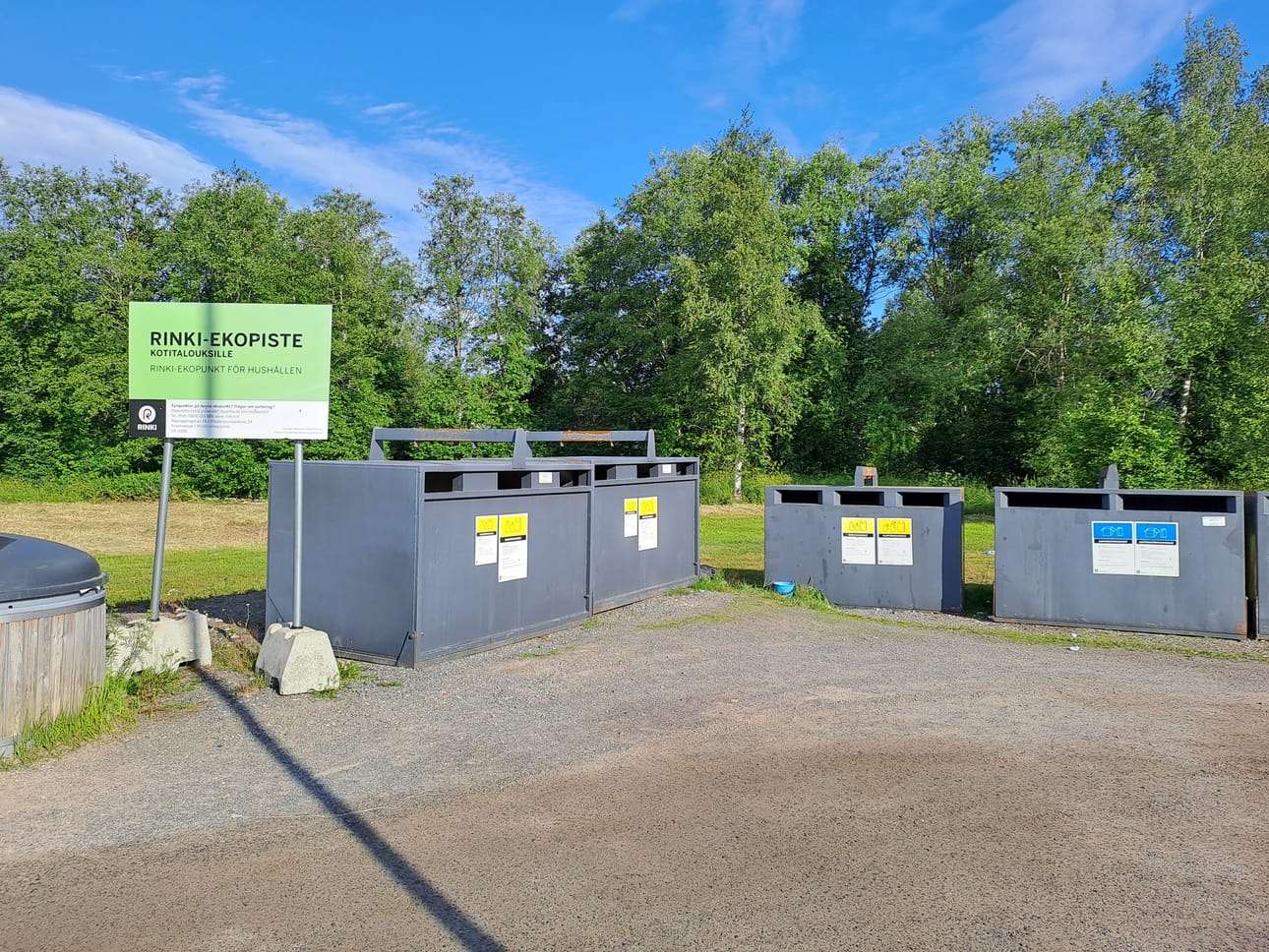 Kristiinan Kantakaupungissa on jo aiemmin sijainnut muovinkierrätyspiste.