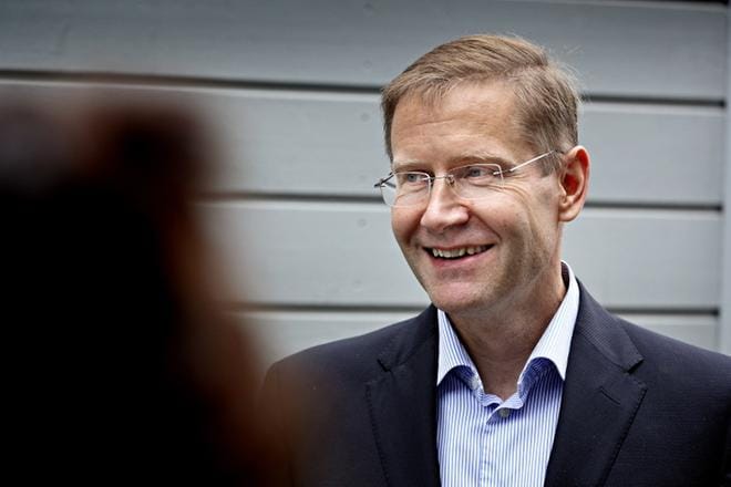 Viria-konsernin toimitusjohtaja Mika Vihervuori pitää ohjelmistoalan, analytiikan ja turvaliiketoiminnan näkymiä hyvinä. KUVA: KARI LÖFHJELM