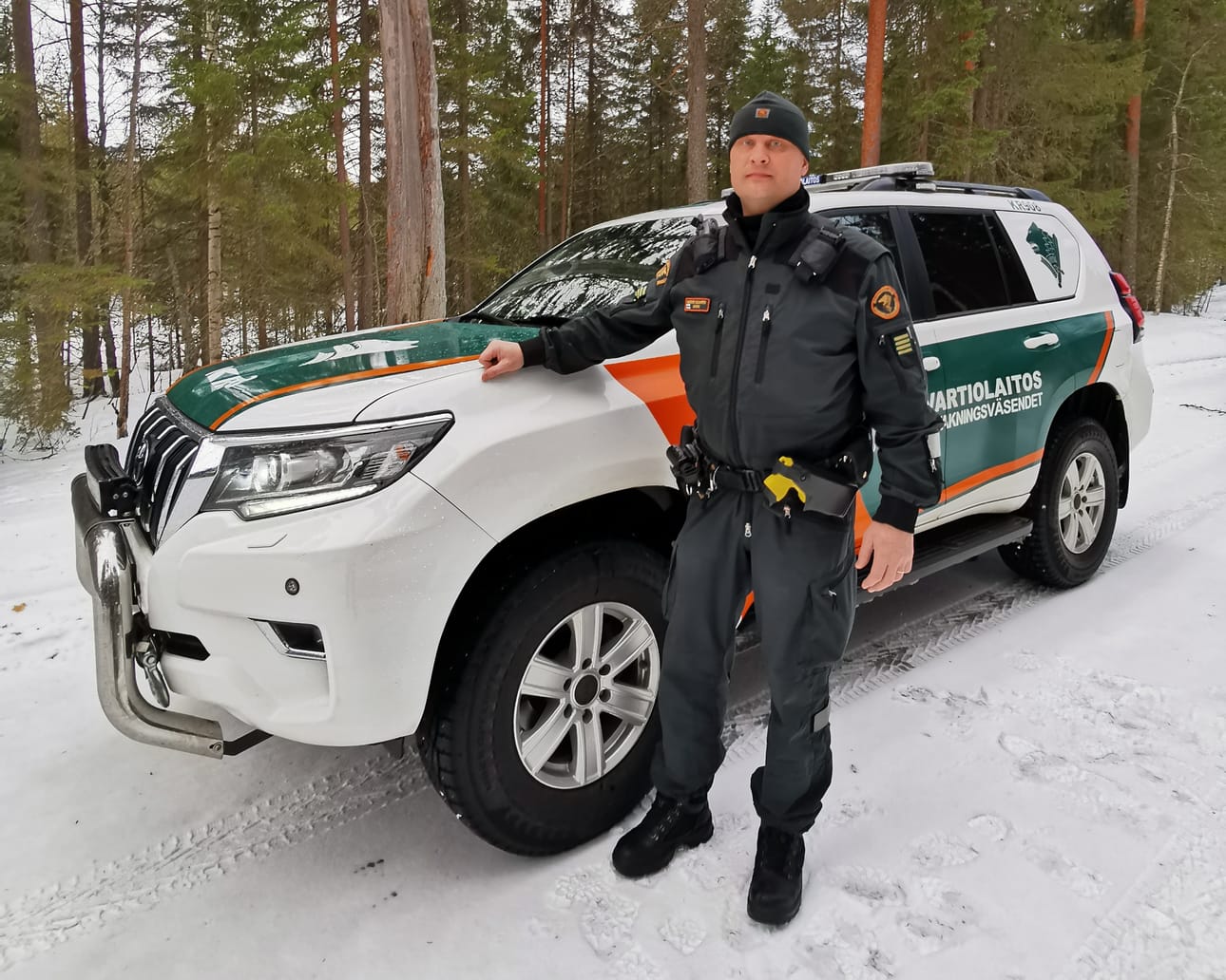 Vuoden Rajamies 2019, rajavartiomestari Sami Sorri, työskentelee Kuhmon rajavartioasemalla.