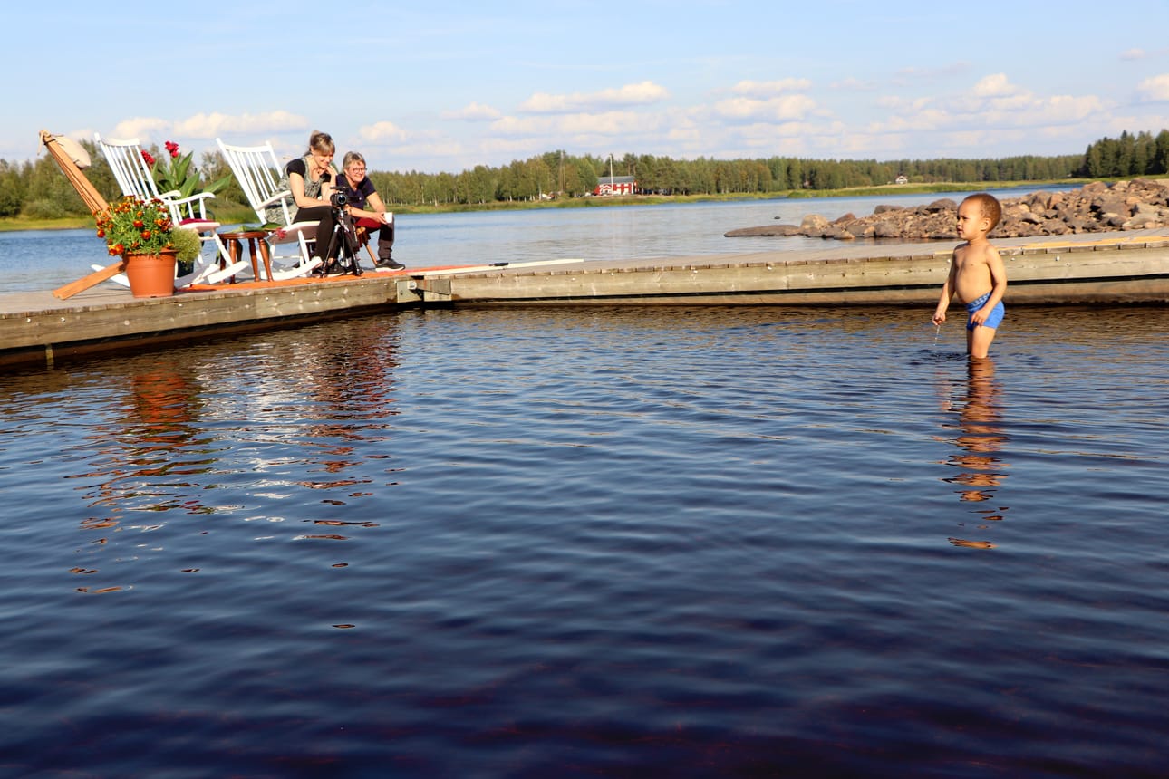 Vielä tarkeni uidakin!