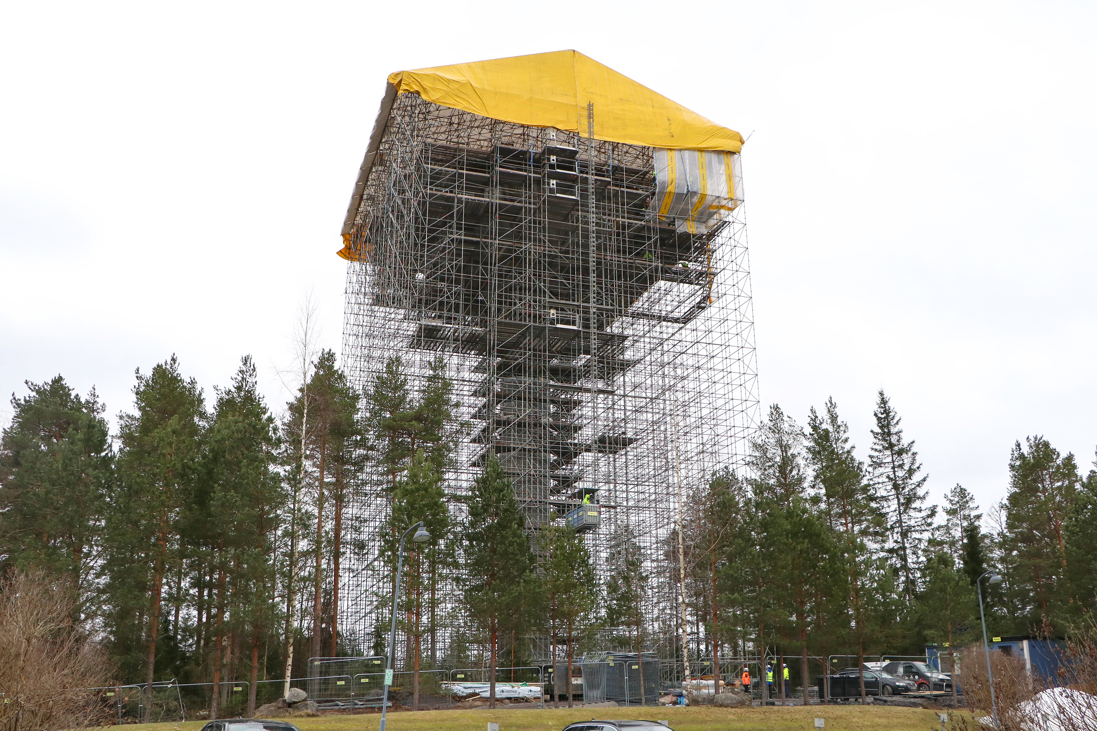 Alahärmän vesitornia kunnostetaan yli 1,3 miljoonalla, pelkkä tellinkirakennelma on hulppea