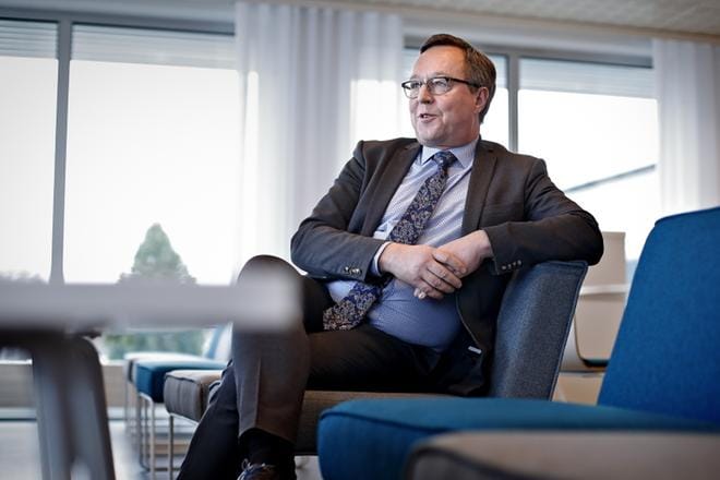 Elinkeinoministeri Mika Lintilä vieraili maanantaina Seinäjoella, jossa hän tapasi muun muassa kaupungin yrityksiä. Viime viikon Japanin-matkaa hän kommentoi tyytyväisenä. KUVA: TOMI KOSONEN