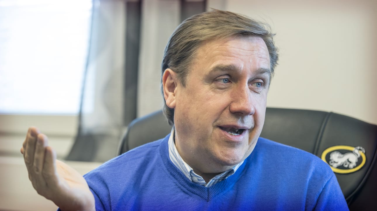 Oululaisseuran entinen toimitusjohtaja Juha Junno keksi käsitteen puolen Suomen Kärpistä. Kuva Junnon viimeiseltä viralliselta työpäivältä 28. huhtikuuta 2017.