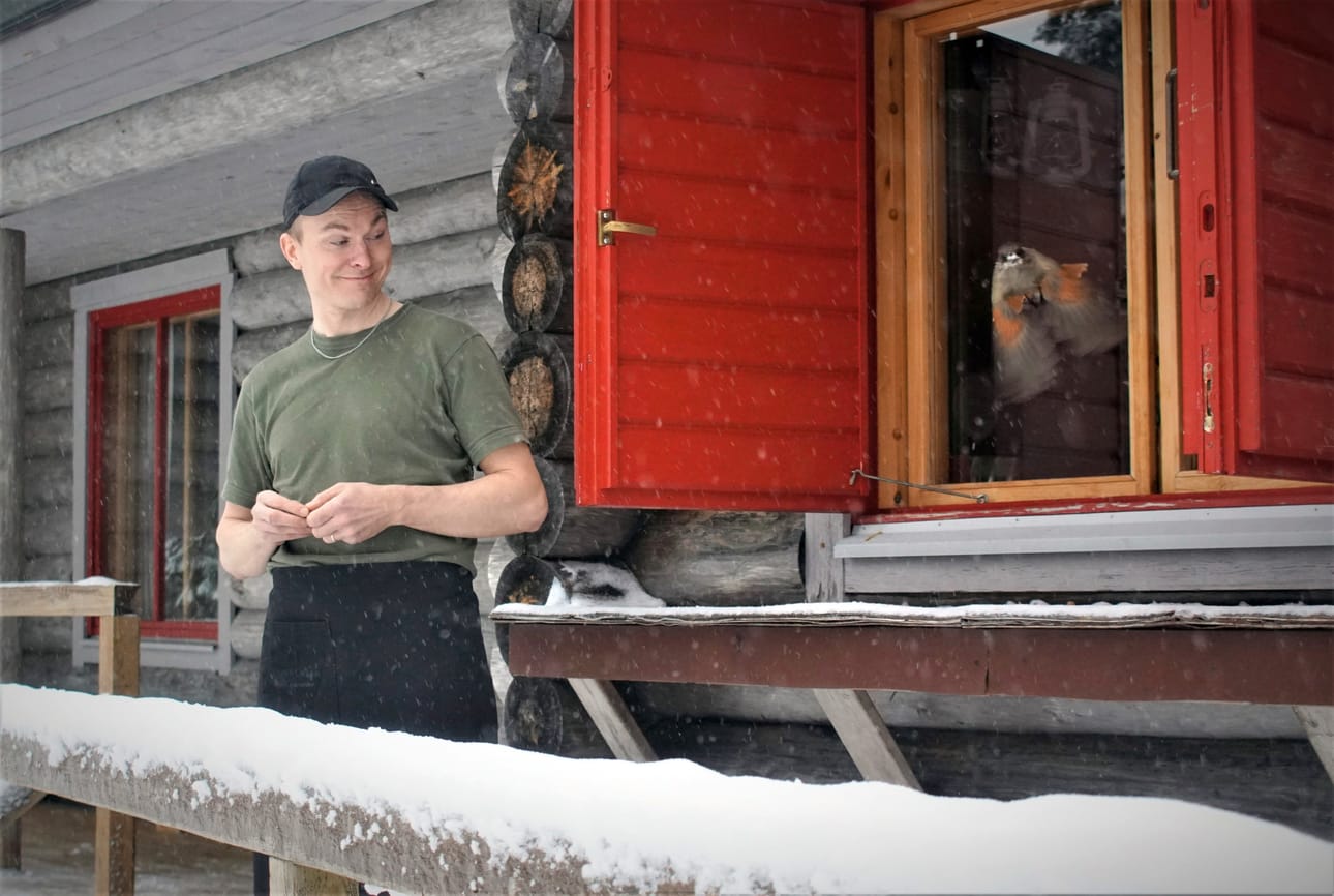 Kuukkelit ovat Tommi Pintamo-Kenttälän vakituisia asiakkaita Ahmatuvalla.