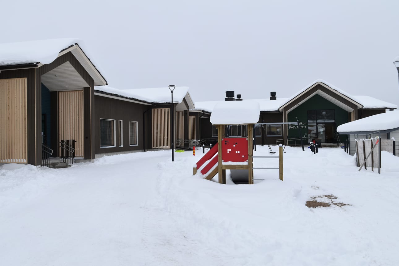 Taivalkosken uuden 120-paikkaisen päiväkodin rakentaminen alkoi viime kesänä. Päiväkoti otetaan käyttöön maanantaina 9. maaliskuuta.