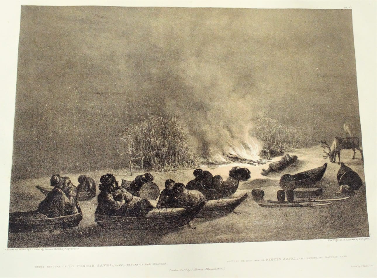Kuvat teoksesta Arthur de Capell Brooke, Winter Sketches in Lapland, 1827.