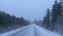Räntää räimii - tällainen on ajokeli Ylikiimingissä