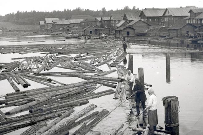 Ossi Kamppisen tänään ilmestyvän kirjan Palkkana pelko ja kuolema runsas kuvitus Neuvosto-Karjalasta on valtaosin Suomessa aikaisemmin julkaisematonta. KUVAT: KARJALAN TASAVALLAN KANSALLINEN ARKISTO/KIRJASTA PALKKANA PELKO JA KUOLEMA