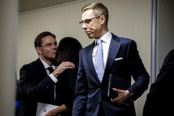 Alexander Stubb kampanjoi seuraavaksi päästääkseen EPP:n kärkiehdokkaaksi eli spitzenkandidatiksi. ARKISTOKUVA: JOEL MAISALMI