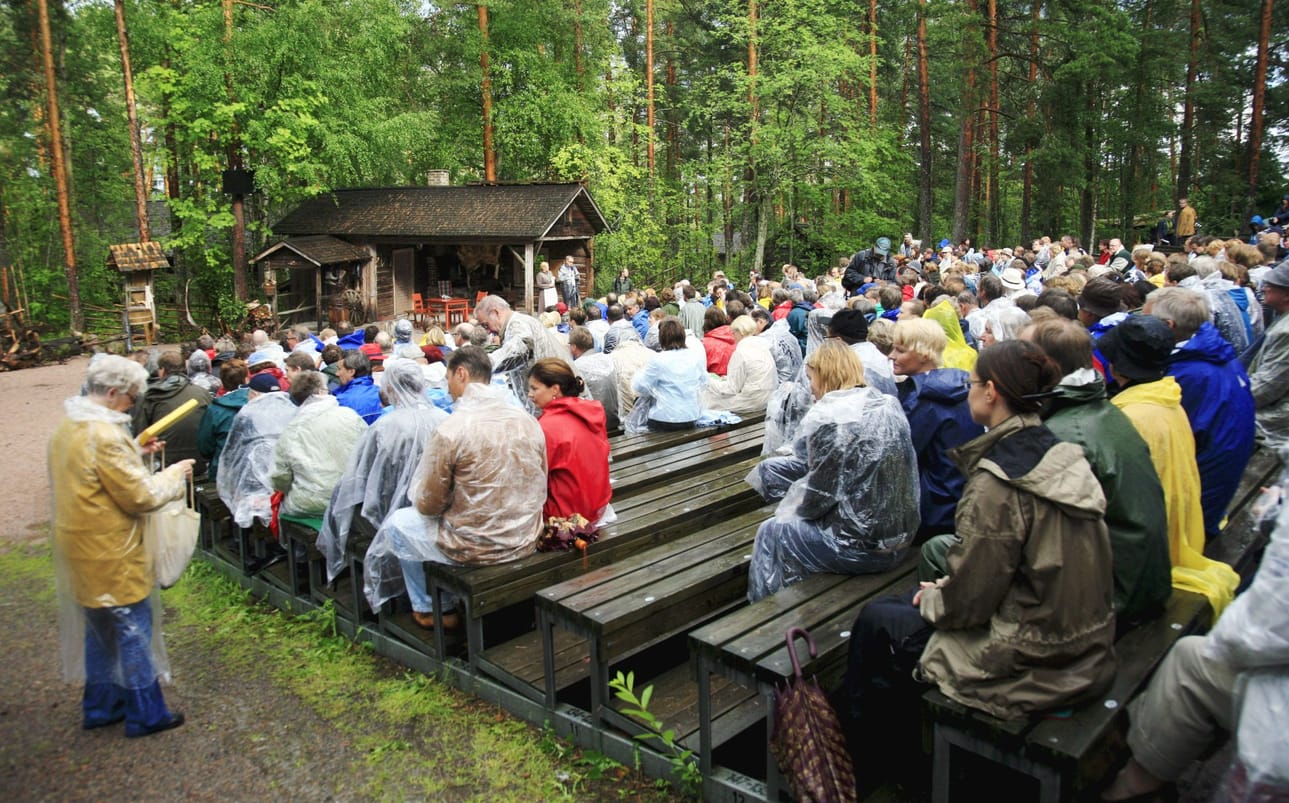 Tinfon ennakkotietojen perusteella kesäteattereiden yleisömäärä on kasvanut viime kesästä. Arkistokuva. LEHTIKUVA / PEKKA SAKKI