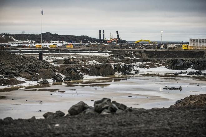 Fennovoiman ydinvoimalahankkeessa on varauduttu maanjäristyksiin. KUVA: Vesa Joensuu