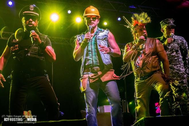 Village People oli yksi tapahtuman esiintyjistä. Kuva: Teppo Kangas