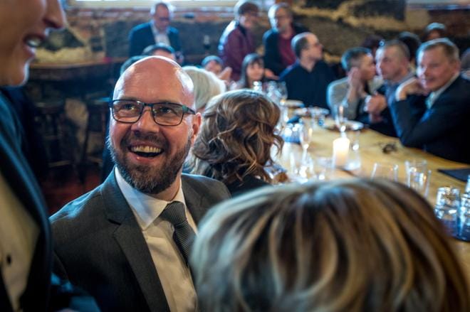 Kim Berg valittiin SDP:n eduskuntaryhmän työvaliokuntaan. KUVA: PAULA KASKIMAA