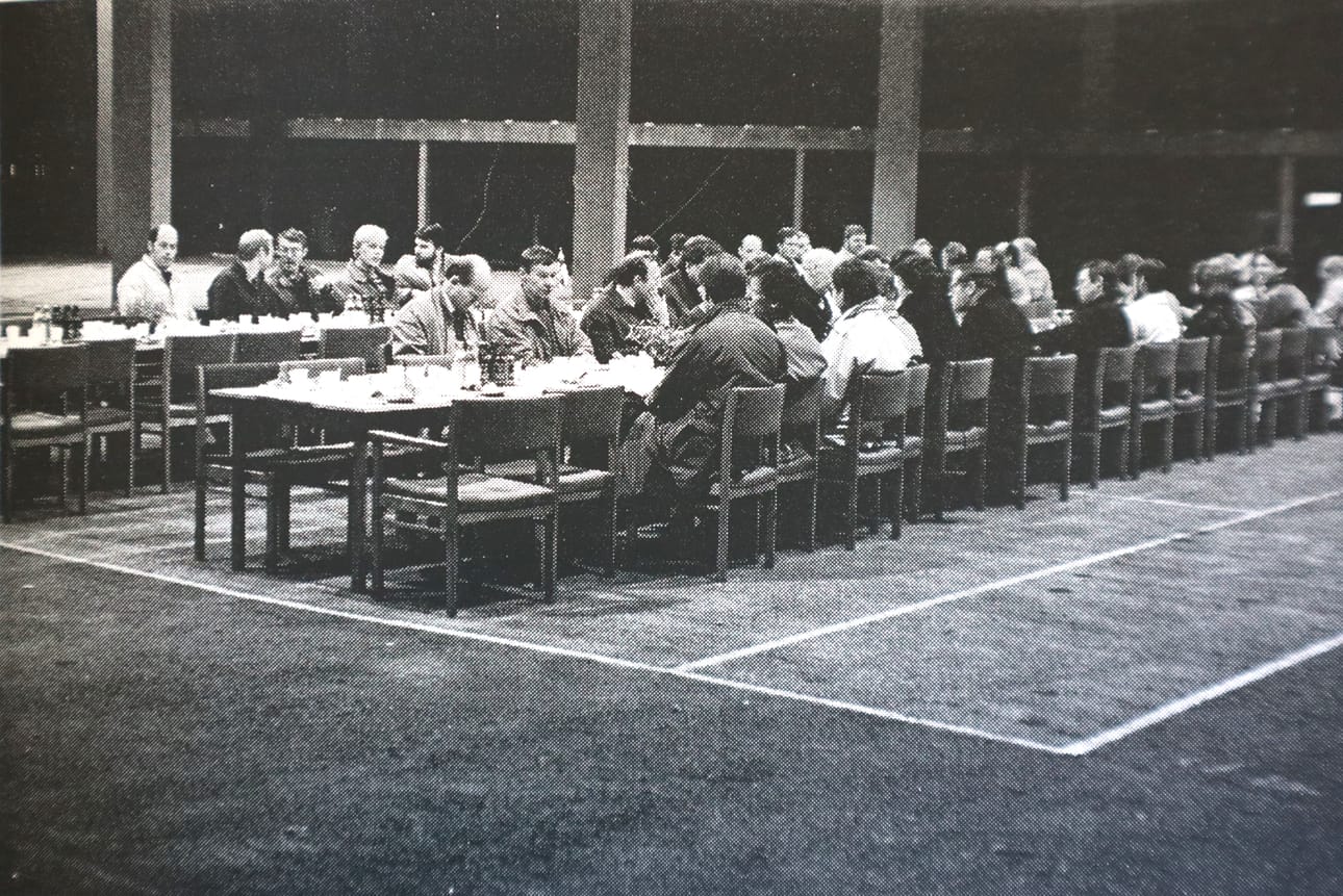 Tennis Centerin harjannostajaiset 16.10.1986.