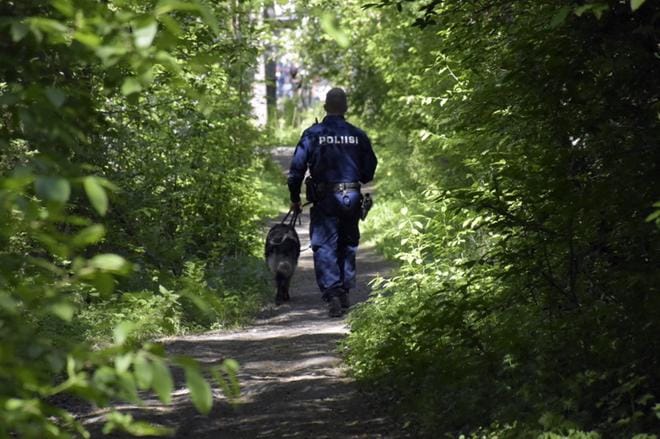 Sutta etsittiin Pietarsaaressa myös perjantaina. KUVA: PENTTI HÖRI