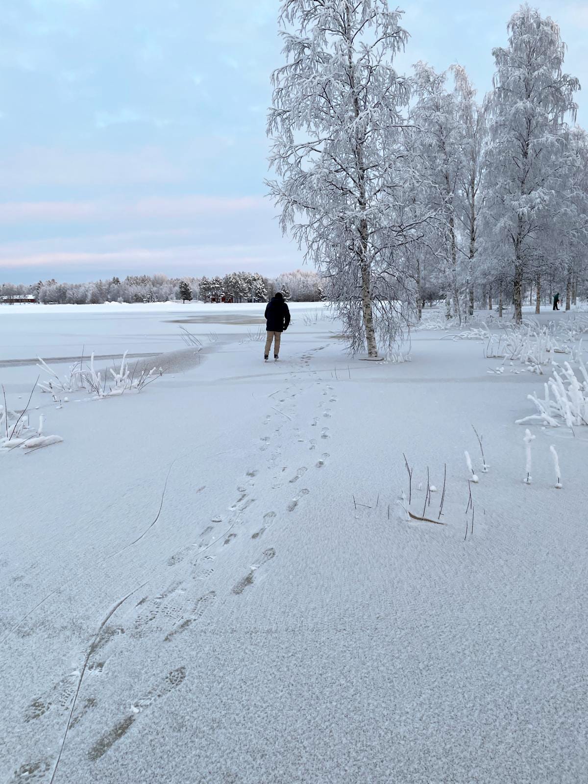 Pasi Kemppaisen mukaan jää oli keskiviikkona tasaista ja luistelu onnistui hyvin.
