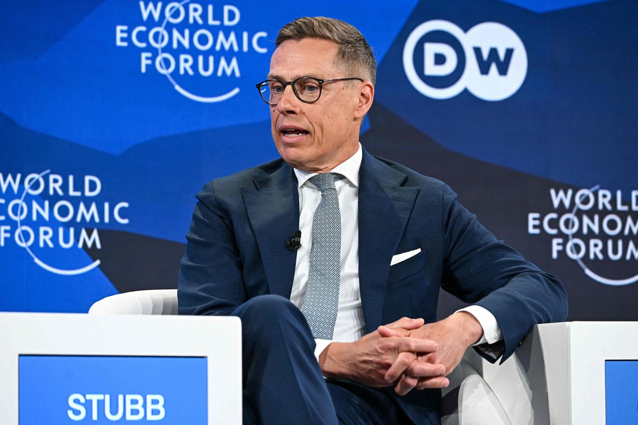 Tasavallan presidentti Alexander Stubb osallistui paneelikeskusteluun Maailman talousfoorumissa Sveitsin Davosissa.