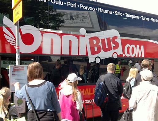 Onnibus.com liikennöi lähes kaikkien Suomen suurimpien kaupunkien välillä.