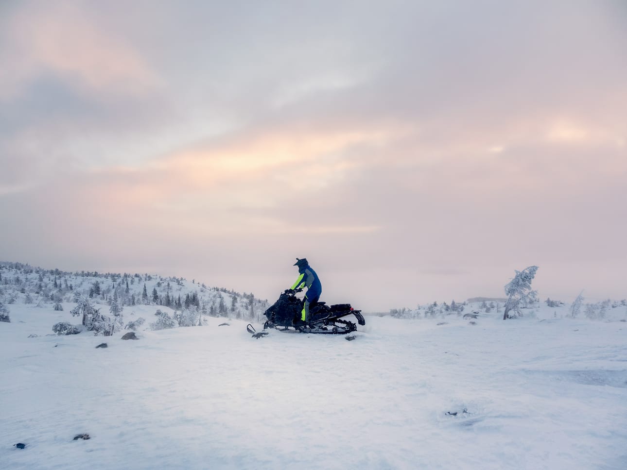 Kainuussa on avattu vapaan kelkkailun alueet käyttöön.