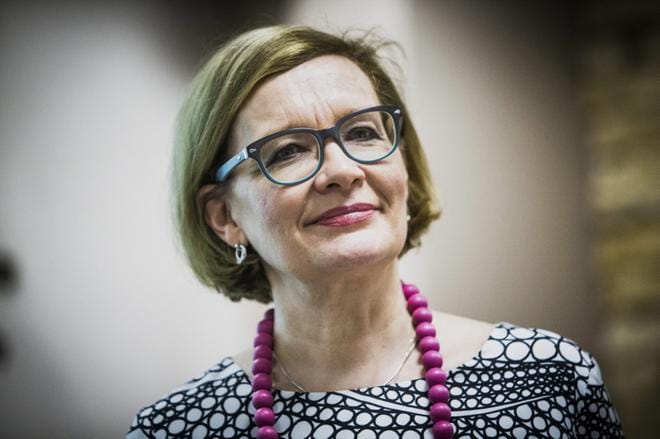 Sisäministeri Paula Risikko sai 4,9 prosenttia äänistä kuntavaaleissa Seinäjoella. KUVA: Jussi Leinonen