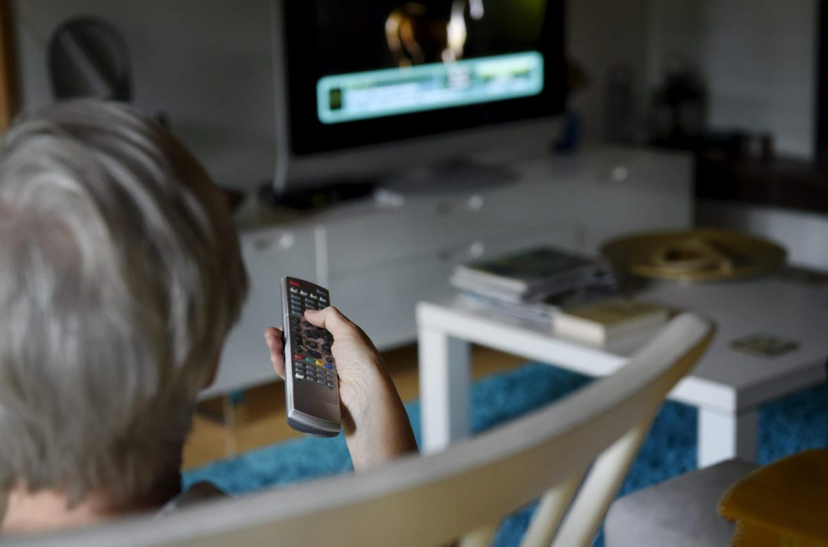 Television parissa vietetty aika on lisääntynyt viiden viime vuoden aikana kymmenellä prosentilla. Lehtikuva / Emmi Korhonen