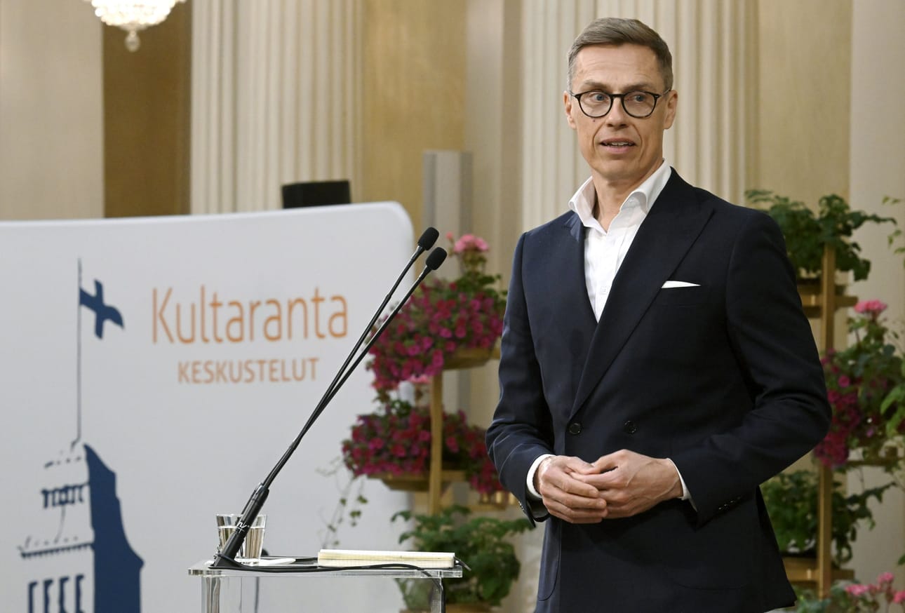 Presidentti Alexander Stubbin mukaan Venäjän hyökkäyssota Ukrainassa on imperialistinen siirtomaasota. LEHTIKUVA / Markku Ulander