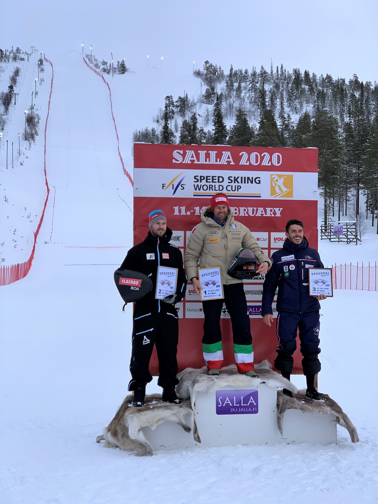 Britta Backlund ja Simone Origone voittoihin nopeuslaskun maailmancupissa Sallassa