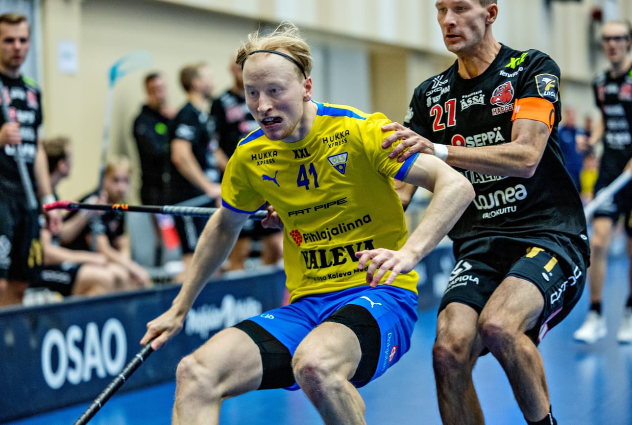 OLS:n varakapteeni Olli-Matti Virrankari hoiti jälleen oman tonttinsa esimerkillisesti.
