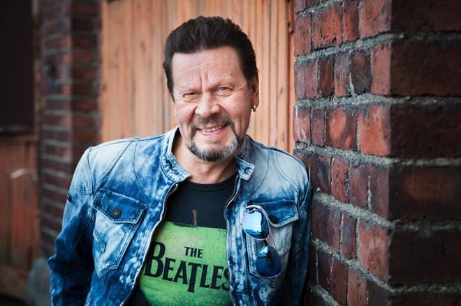 Suomen Rolling Stonesin, Popedan, keulakuva Pauli Mustajärvi on mainettaan kiltimpi mies. KUVA: Timo Marttila