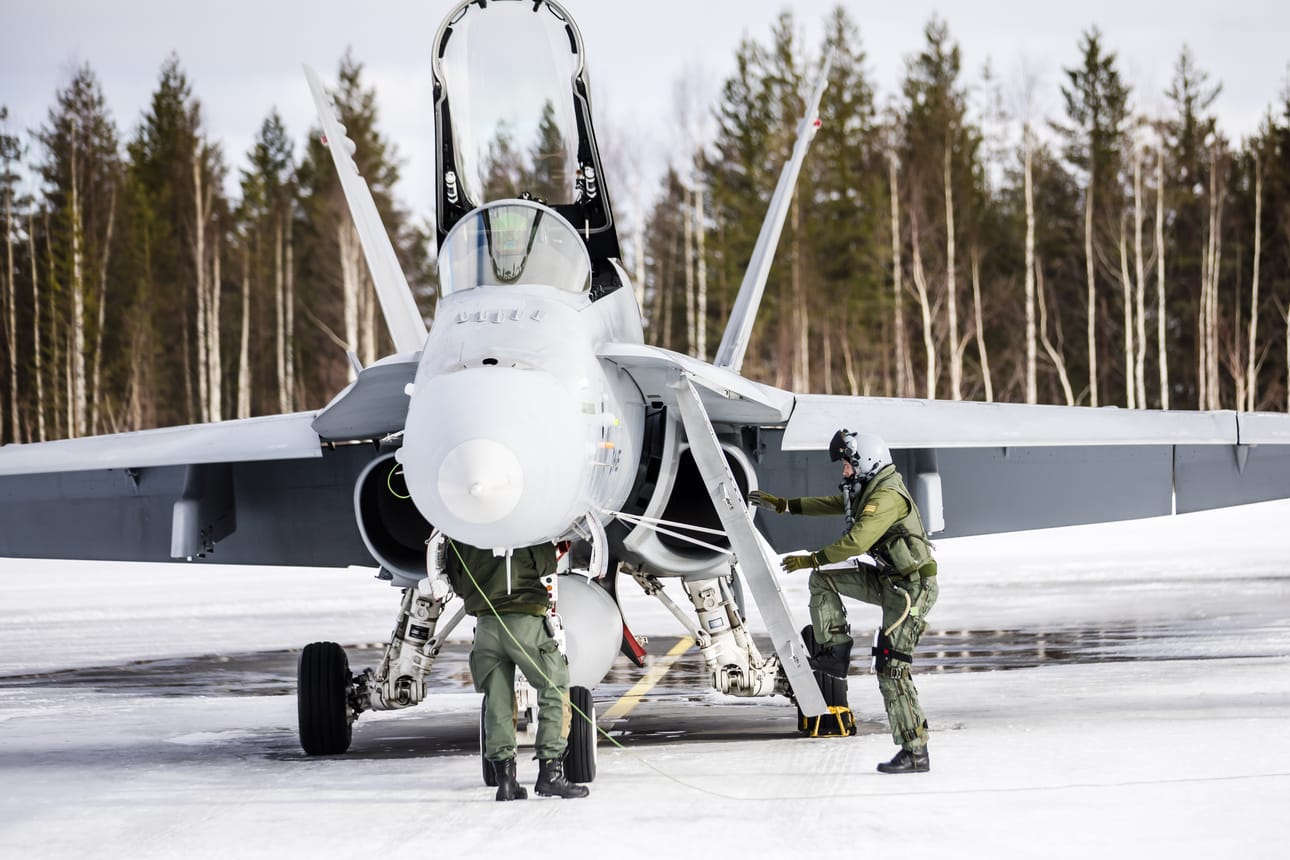 Lapin lennosto aloittaa vuoden 2021 yölentoharjoitukset viikolla 3. Arkistokuva.