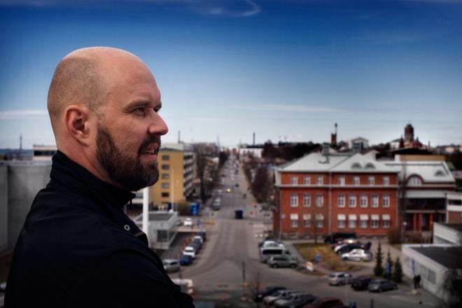 Demareiden Kim Berg nousee Vaasan kaupunginhallituksen puheenjohtajaksi. KUVA: EETU SILLANPÄÄ