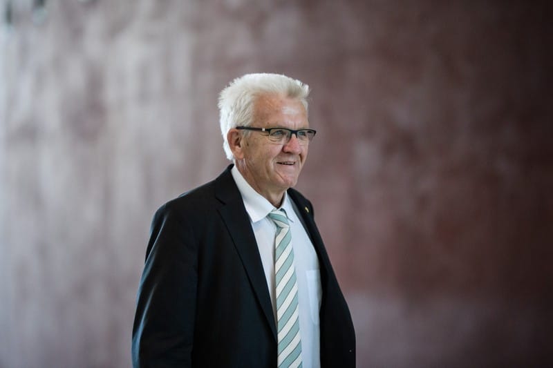 Baden-Wuerttembergin pääministeri Winfried Kretschmann on vierailulla Oulussa ison delegaation kanssa. Arkistokuva.