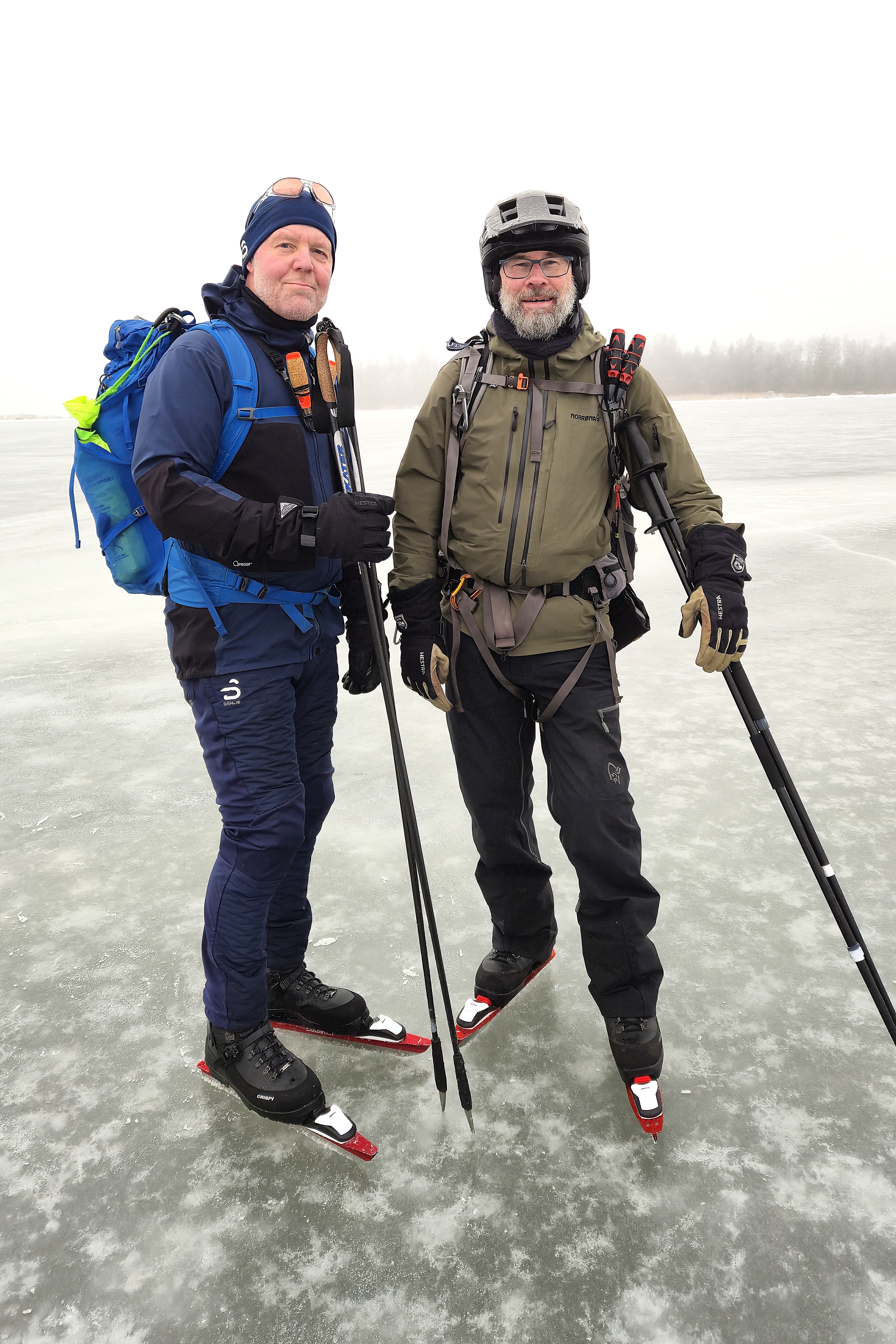 Retkiluistelija nauttii luonnosta eri vinkkelistä, eikä laske kaloreita tai kilometrejä